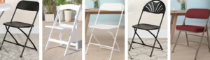 Folding chairs